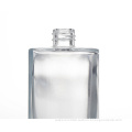 Cubic clear spray glass bottle